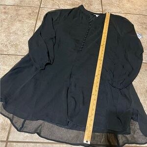 Joie Black Balloon Sleeve Dress (large)